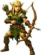Elf Archer unit artwork